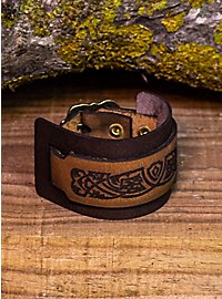 Bracelet médiéval en cuir - Aredhel